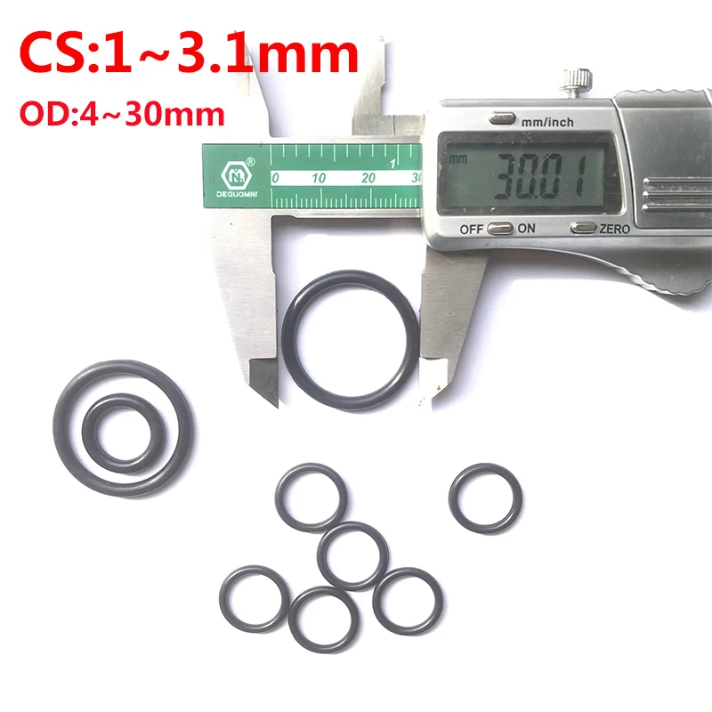 100/50pcs Rubber O Ring CS:1 1.5 2 2.4 3mm Black NBR ORing Oil Seal High Pressure O-Rings NBR Faucet Sealing Valve Rubber ORing
100/50pcs Rubber O Ring CS:1 1.5 2 2.4 3mm Black NBR ORing Oil Seal High Pressure O-Rings NBR Faucet Sealing Valve Rubber ORing