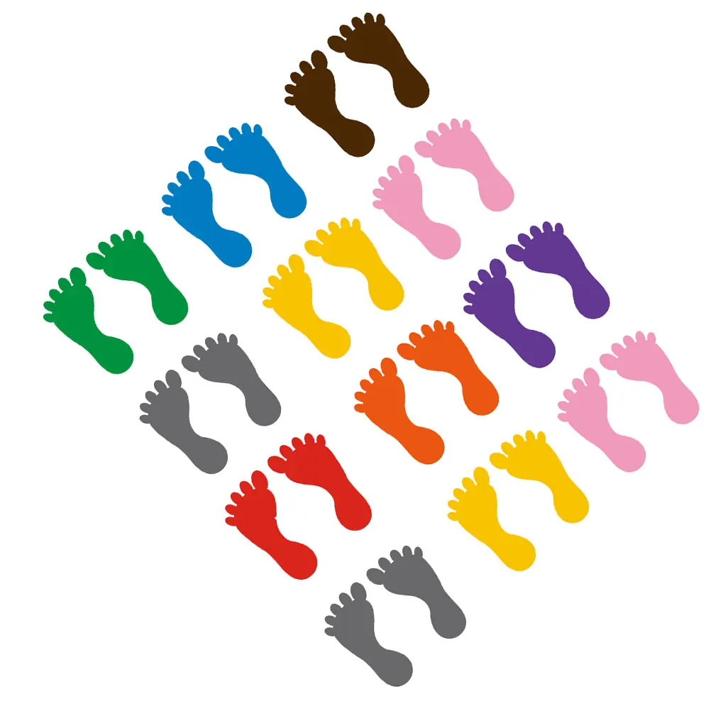 12 Pairs Stickers Waterproof PVC Floor Markers Pvc Footprint Decals Classroom Kids Direction Guidance Decals Bath Pool
12 Pairs Stickers Waterproof PVC Floor Markers Pvc Footprint Decals Classroom Kids Direction Guidance Decals Bath Pool