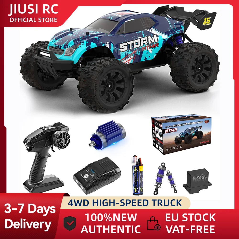  JIUSI MT14R 1:14 Light Blue 1*2200Mhz Li Battery For Adult Boys Gift RC Car Off Road 2.4G Remote Control Car Toy Truck Cars
JIUSI MT14R 1:14 Light Blue 1*2200Mhz Li Battery For Adult Boys Gift RC Car Off Road 2.4G Remote Control Car Toy Truck Cars