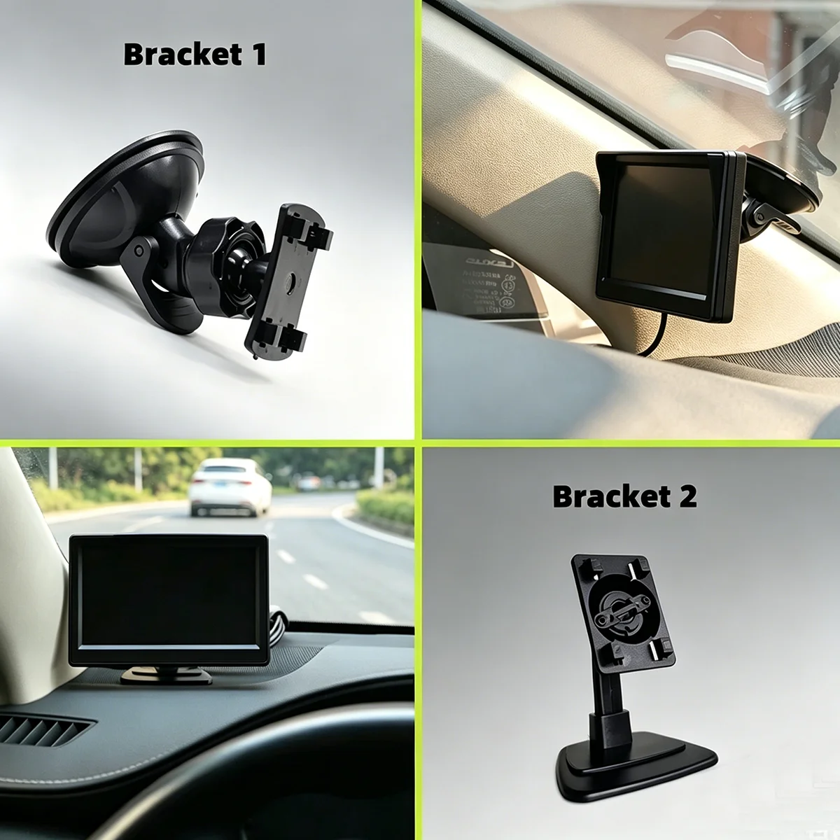 5-inch car monitor/5-inch monitor and camera-night vision, reversing image, parking assist, bracket for easy installation
5-inch car monitor/5-inch monitor and camera-night vision, reversing image, parking assist, bracket for easy installation