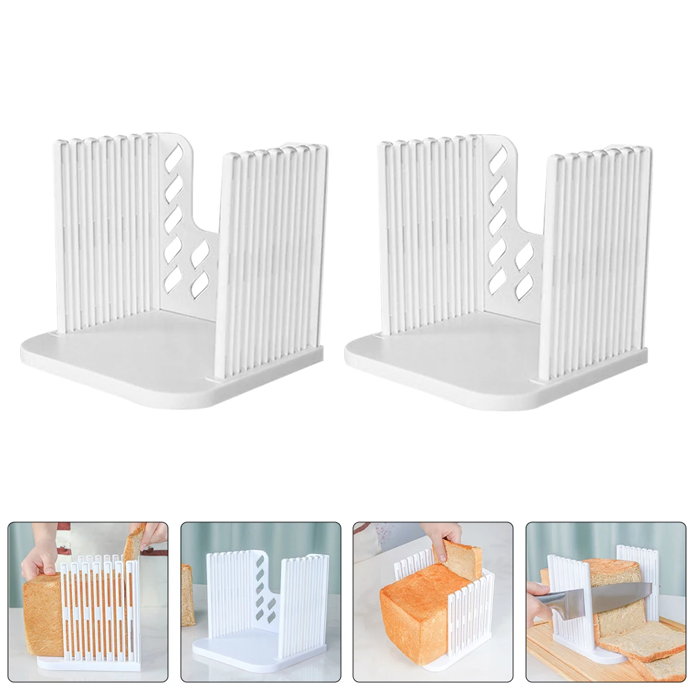 2pcs Bread Slicer Tool Abs Manual Slicer For Toast Sandwiches Detachable Portable Kitchen Bar Tool Homemade Bread Slicing Guide
2pcs Bread Slicer Tool Abs Manual Slicer For Toast Sandwiches Detachable Portable Kitchen Bar Tool Homemade Bread Slicing Guide
