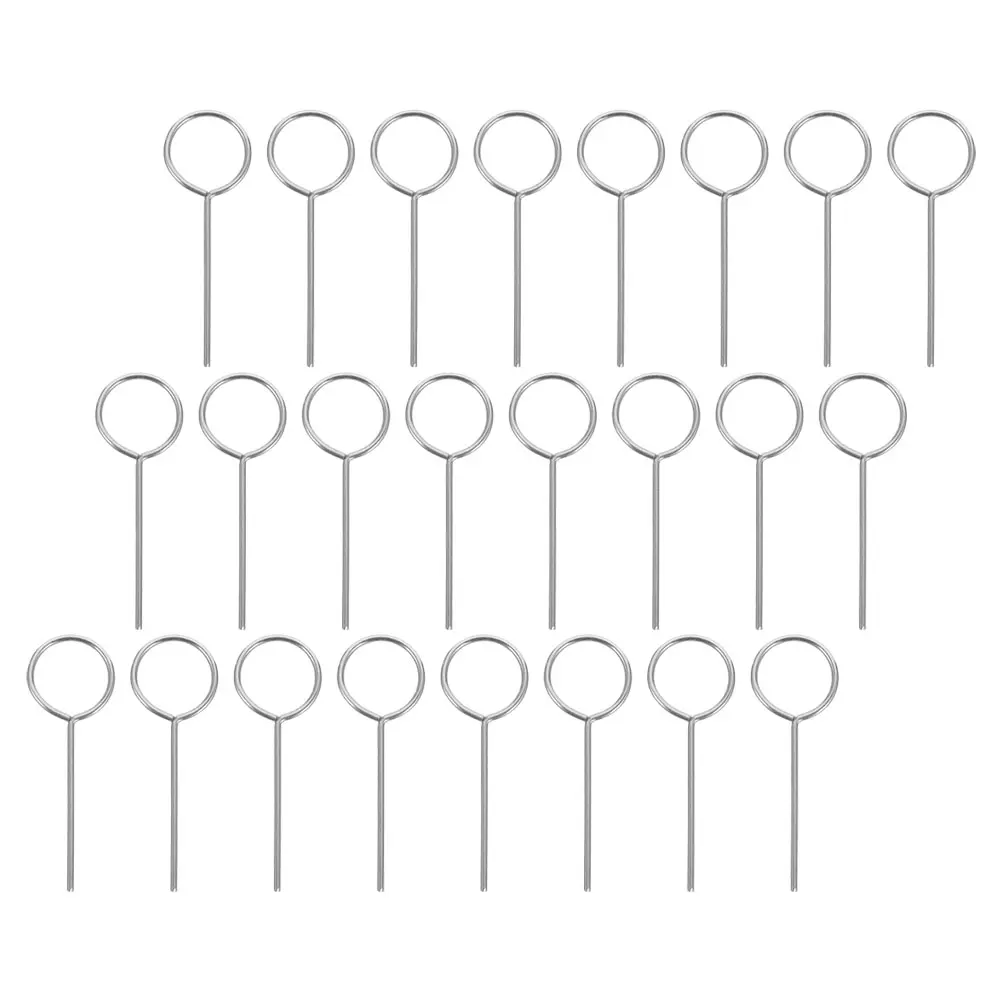 200pcs Mobile Phone Card Removal Needle Ejector Device Reset Pin Silver Universal SIM Tool Tray Extractor Metal Adapter
200pcs Mobile Phone Card Removal Needle Ejector Device Reset Pin Silver Universal SIM Tool Tray Extractor Metal Adapter