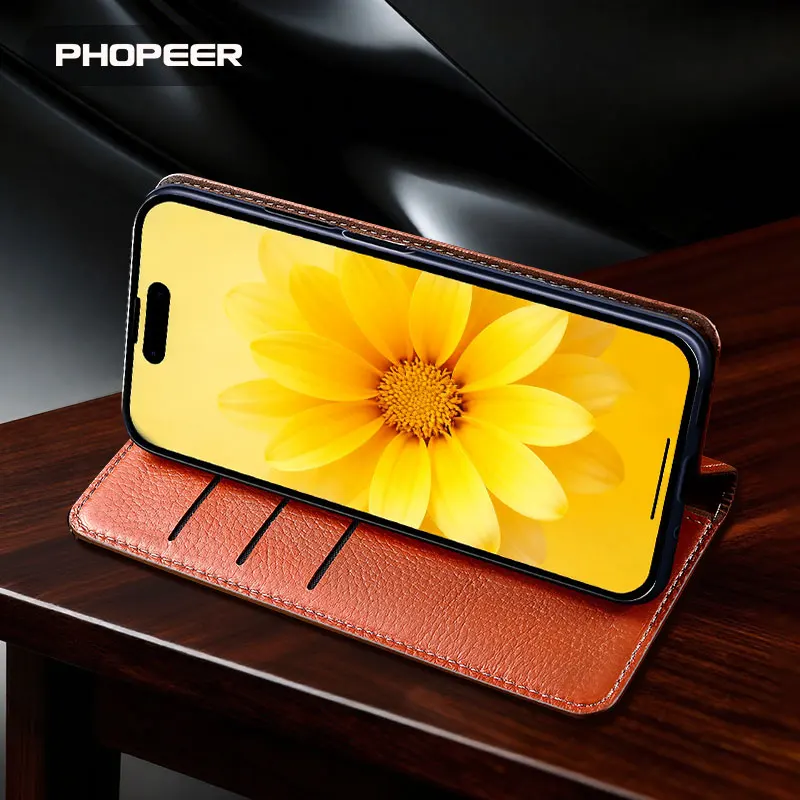Luxury Genuine Leather Case for iPhone X XS XR 7 8 Plus SE(2020) 6 6S 5 Max Flip-style card holder phone case
Luxury Genuine Leather Case for iPhone X XS XR 7 8 Plus SE(2020) 6 6S 5 Max Flip-style card holder phone case