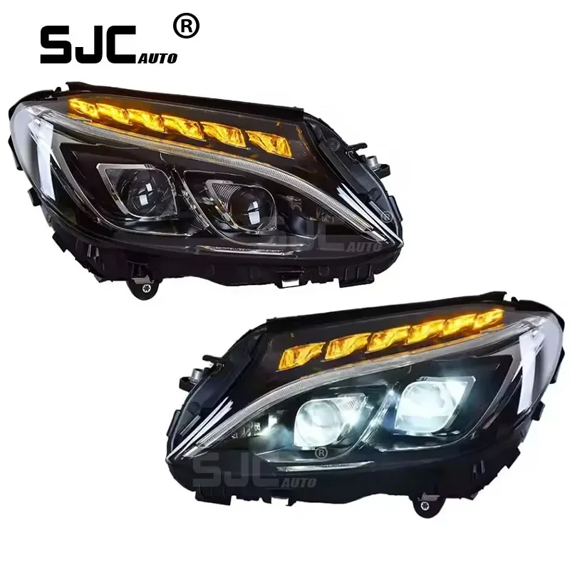 SJC Auto New Product LED Headlights Suitable For Mercedes Benz W205 C180 C200 C260 2015-2021 High Brightness Modified Head Lamp
SJC Auto New Product LED Headlights Suitable For Mercedes Benz W205 C180 C200 C260 2015-2021 High Brightness Modified Head Lamp