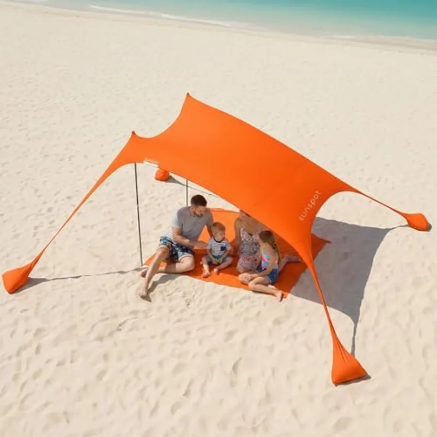 HIGH-visability Beach Tent Sun Shelter Canopy - Easy Setup UPF 50+ UV Protection 6.5ft x 6.5ft Family Shade for Summer
HIGH-visability Beach Tent Sun Shelter Canopy - Easy Setup UPF 50+ UV Protection 6.5ft x 6.5ft Family Shade for Summer