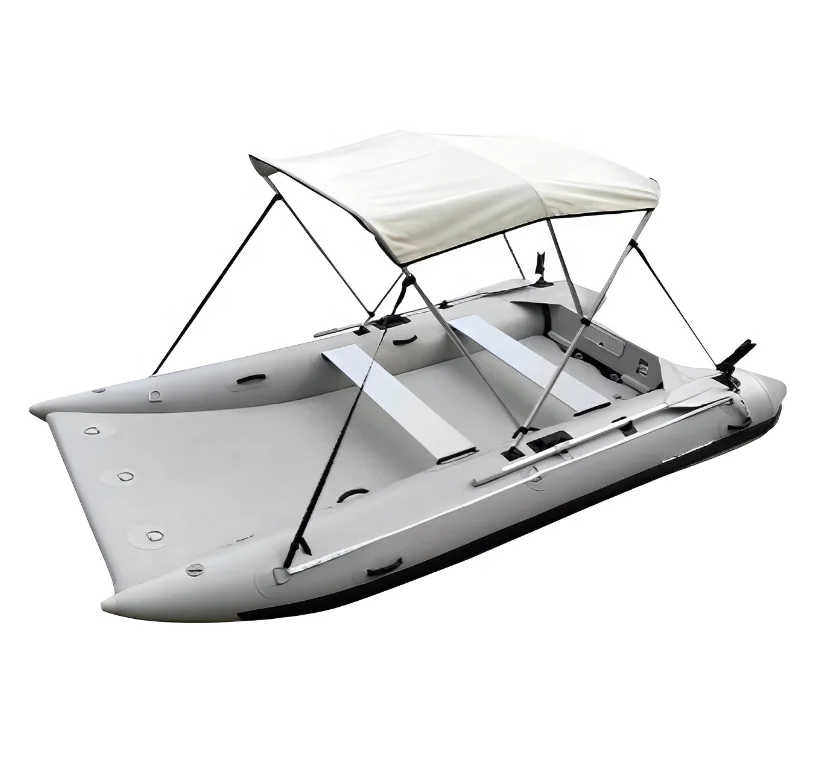 Portable PVC Inflatable Drop Stitch Floor Catamaran, Lightweight Foldable Boat For Lakes And Rivers, Easy Setup & Carry
Portable PVC Inflatable Drop Stitch Floor Catamaran, Lightweight Foldable Boat For Lakes And Rivers, Easy Setup & Carry