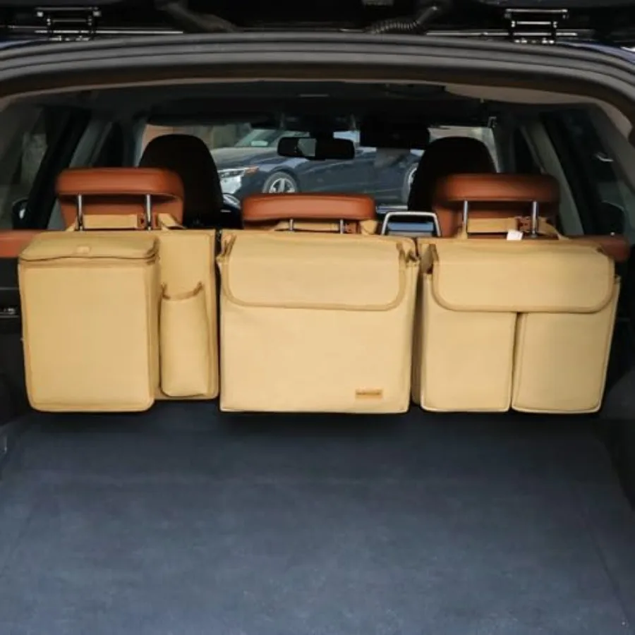 Deluxe Trunk and Backseat Organizer for Medium or large size SUVs and RVs Detachable Storage Modules with Built-in Cooler Paten
Deluxe Trunk and Backseat Organizer for Medium or large size SUVs and RVs Detachable Storage Modules with Built-in Cooler Paten