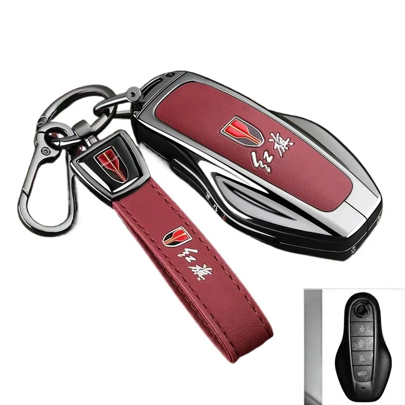 Zinc Alloy Key Fob Cover for 2026 Hongqi HS6/HS6 PHEV, Heavy Duty Metal Protective Case Shell with Keychain Keybag
Zinc Alloy Key Fob Cover for 2026 Hongqi HS6/HS6 PHEV, Heavy Duty Metal Protective Case Shell with Keychain Keybag