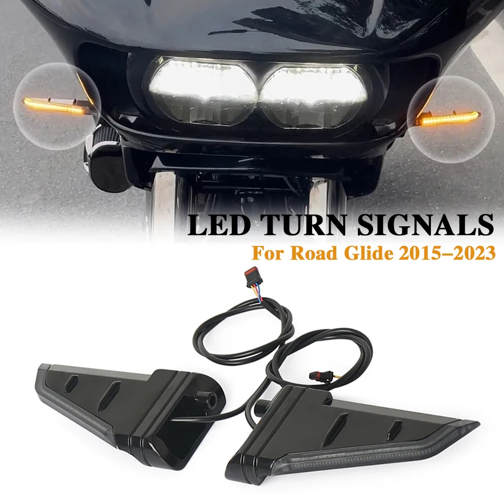 For CVO Road Glide Ultra FLTRUSE Custom FLTRXSE Motorcycle Accessories Side Turn Signals Blinker Daytime Running LED Light
For CVO Road Glide Ultra FLTRUSE Custom FLTRXSE Motorcycle Accessories Side Turn Signals Blinker Daytime Running LED Light