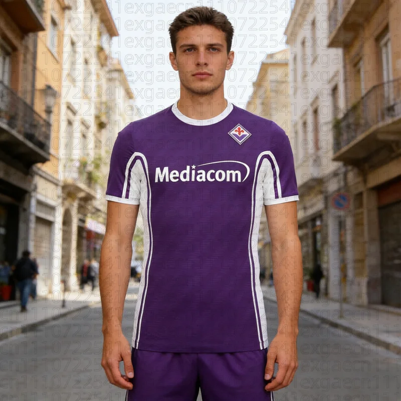 Fiorentina Short Sleeve Home Football Shirt Youth Kids Training Soccer Uniform Oversized Breathable Cool Jersey Family Kids Tees
Fiorentina Short Sleeve Home Football Shirt Youth Kids Training Soccer Uniform Oversized Breathable Cool Jersey Family Kids Tees