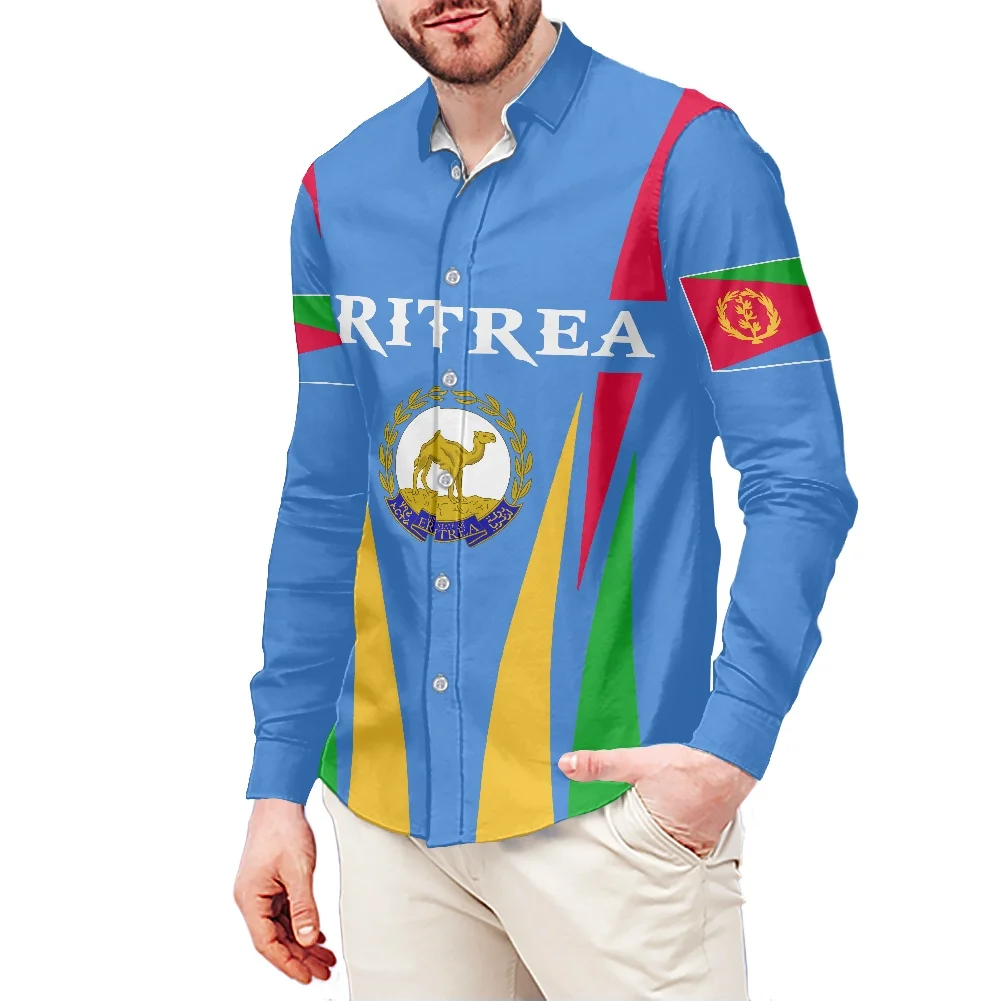 Eritrea Graphic Printing Shirt Spring Long Sleeves Lapel Clothing Trendy Style 2022 New Style Design Plus Size Men's Shirt
Eritrea Graphic Printing Shirt Spring Long Sleeves Lapel Clothing Trendy Style 2022 New Style Design Plus Size Men's Shirt