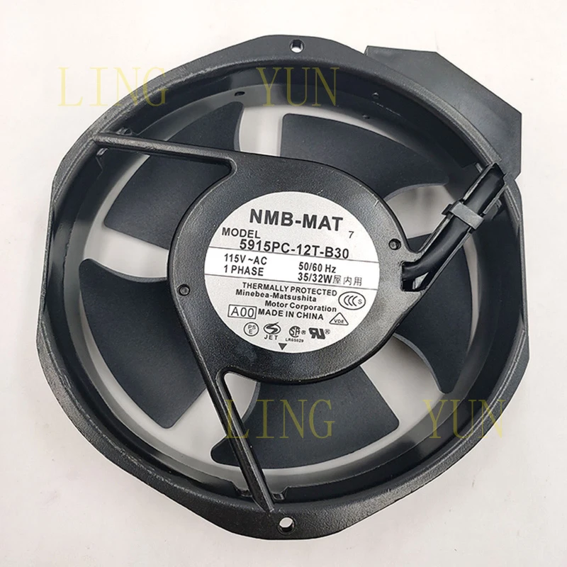 Z 1PCS for NMB 5915Pc-12T-B30 115VAC Axial Fan
Z 1PCS for NMB 5915Pc-12T-B30 115VAC Axial Fan