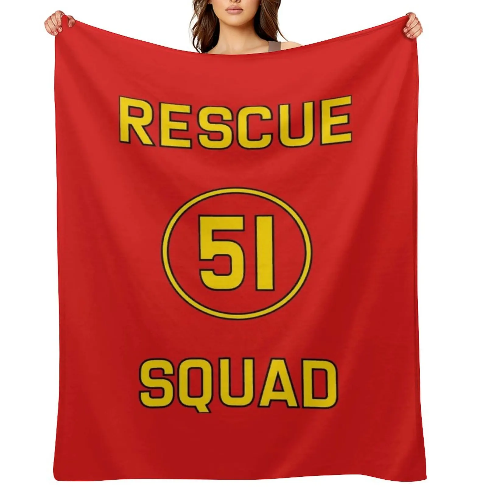 Emergency Squad 51 Rear of Truck Reproduction Logo Throw Blanket Plaid on the sofa for babies blankets and throws Thins Blankets
Emergency Squad 51 Rear of Truck Reproduction Logo Throw Blanket Plaid on the sofa for babies blankets and throws Thins Blankets