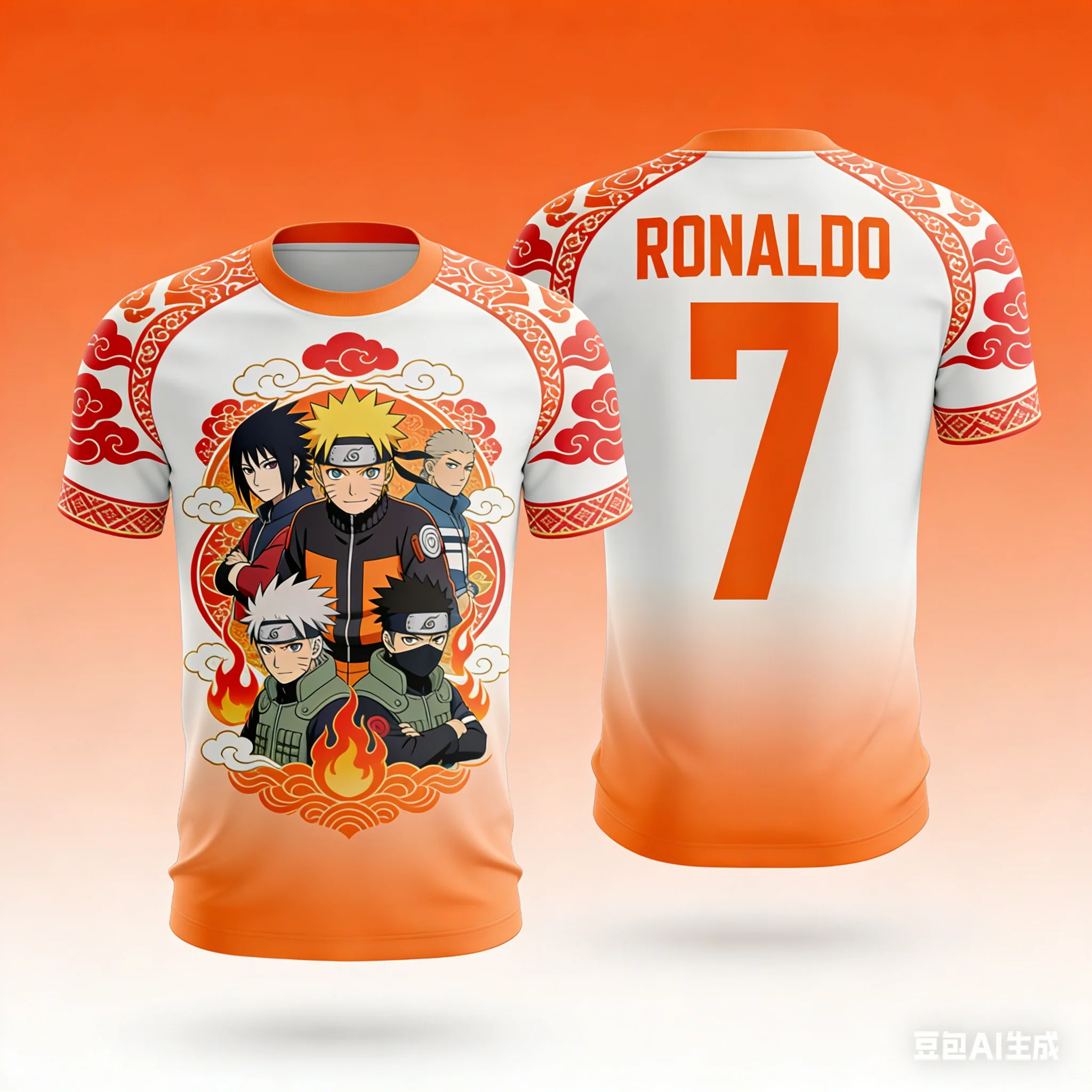 2026-2027 Naruto × Soccer Star Collaboration Number Print T-Shirt Unisex High-Street Trend Loose Casual Short-Sleeve
2026-2027 Naruto × Soccer Star Collaboration Number Print T-Shirt Unisex High-Street Trend Loose Casual Short-Sleeve