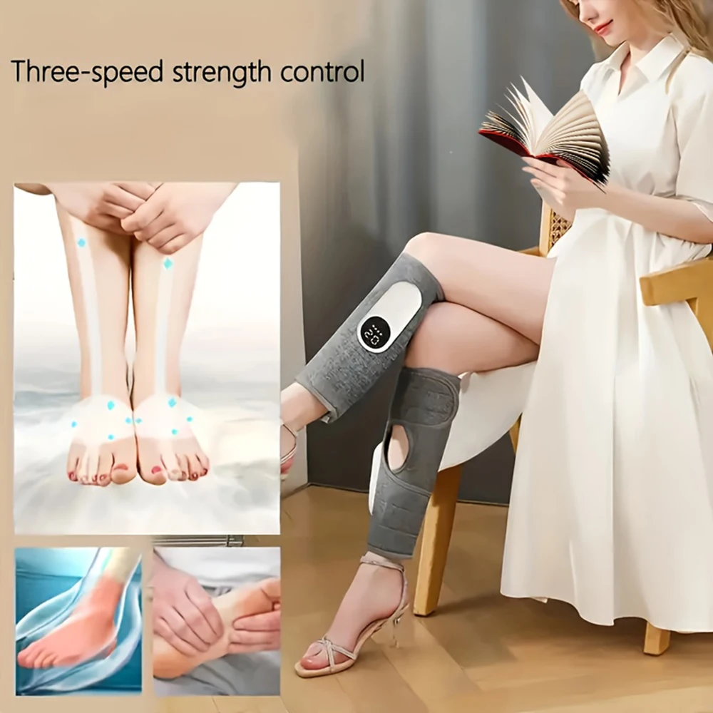 USB Leg Massager Calf Air Compression Massager with Heat Leg Massager with 3 Intensities 3 Modes Easy to Use
USB Leg Massager Calf Air Compression Massager with Heat Leg Massager with 3 Intensities 3 Modes Easy to Use