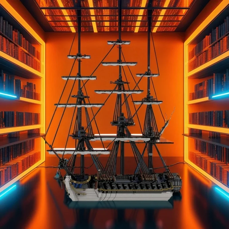 7273PCS MOC Medieval Castle Frigate Surveillante Model Building Blocks DIY Creative Assembly Building Blocks Display Gift Set
7273PCS MOC Medieval Castle Frigate Surveillante Model Building Blocks DIY Creative Assembly Building Blocks Display Gift Set