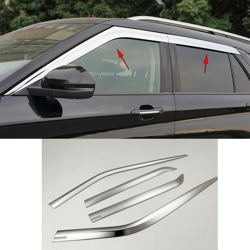 Car accessories FIT For Ford Explorer U502 2011-2019 chrome waterproof Door Window Visor Vent Shades Sun Rain Guard
Car accessories FIT For Ford Explorer U502 2011-2019 chrome waterproof Door Window Visor Vent Shades Sun Rain Guard