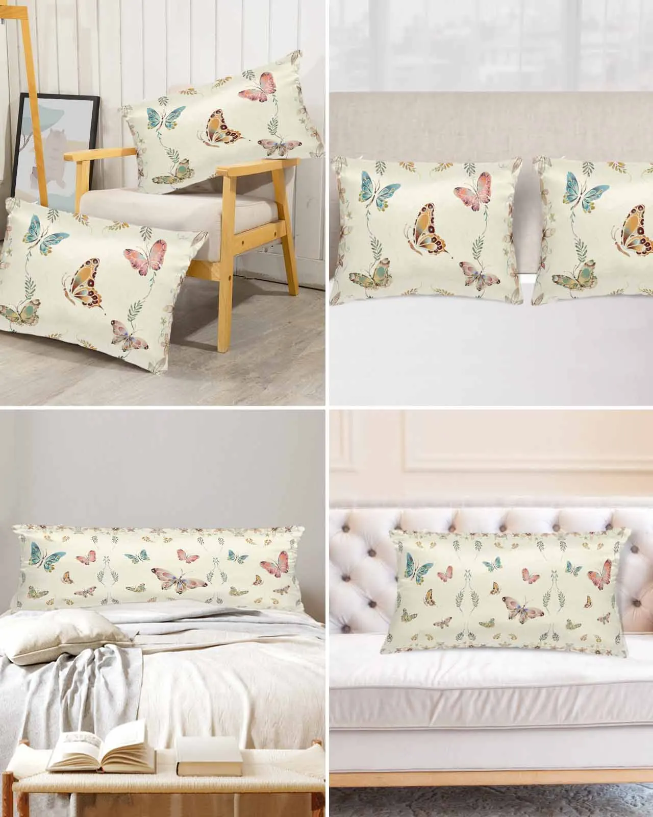 Retro Art Butterfly Bed Satin Pillowcase Modern Sofa Pillow Cover Case Bedroom Satin Cushion Covers Home Decor
Retro Art Butterfly Bed Satin Pillowcase Modern Sofa Pillow Cover Case Bedroom Satin Cushion Covers Home Decor