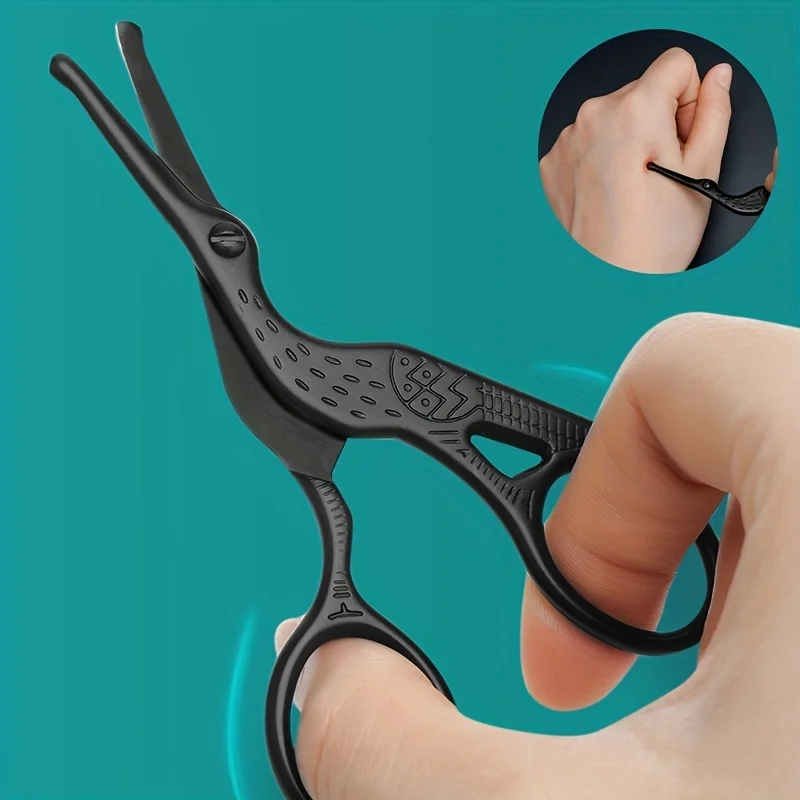 Round Head Stainless Steel Nose Hair Scissors Stork Type BeautyScissors For Eyebrows Nose Hair Beard Ear Hair Eyebrow Scissors
Round Head Stainless Steel Nose Hair Scissors Stork Type BeautyScissors For Eyebrows Nose Hair Beard Ear Hair Eyebrow Scissors