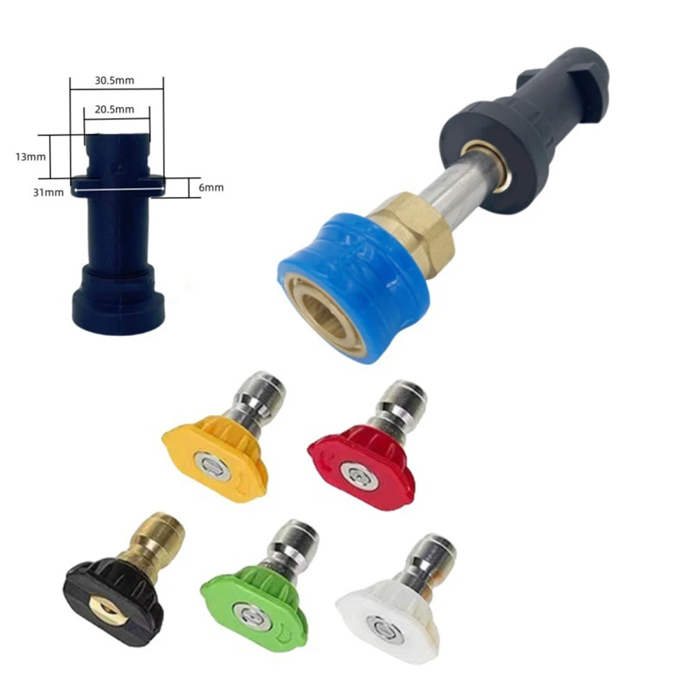 1 Set High-Pressure Car Washing Foam Pistol With Quick Connector & Five-Color Nozzle For Effectively Lifting Dirt And Grime
1 Set High-Pressure Car Washing Foam Pistol With Quick Connector & Five-Color Nozzle For Effectively Lifting Dirt And Grime