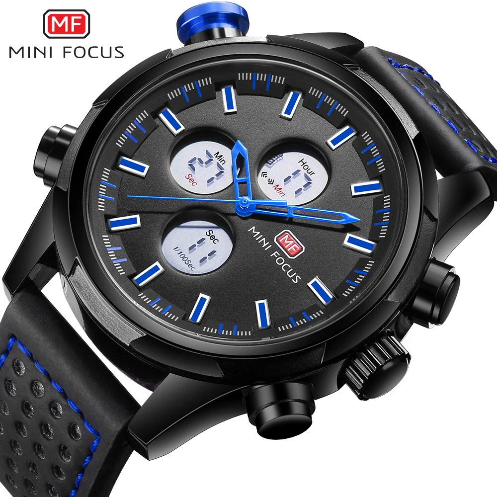 Men's Unique Design Digital Sports Quartz Watch 3 ATM Water Resistant Leather Strap Wristwatch Dropshipping Chronograph Watches
Men's Unique Design Digital Sports Quartz Watch 3 ATM Water Resistant Leather Strap Wristwatch Dropshipping Chronograph Watches