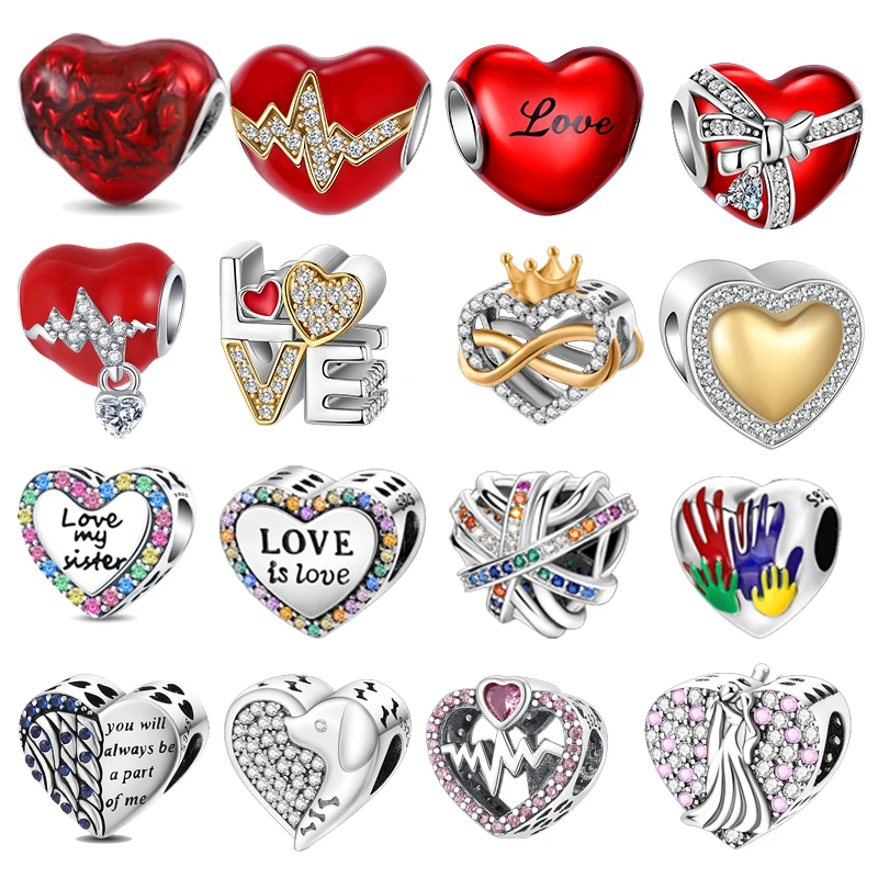 925 Sterling Silver Red Love Boutique Beads Charm Fit Original Pandora Bracelet Charm Beads Necklace Diy Female Jewelry
925 Sterling Silver Red Love Boutique Beads Charm Fit Original Pandora Bracelet Charm Beads Necklace Diy Female Jewelry