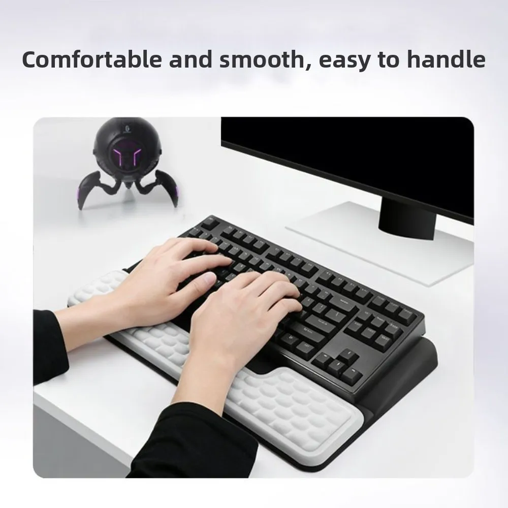 Wrist Rest with Keyboard Stand, Computer Wrist Support Pad, Ergonomic Keyboard Riser Holder Lift Tray with Wrist Pad
Wrist Rest with Keyboard Stand, Computer Wrist Support Pad, Ergonomic Keyboard Riser Holder Lift Tray with Wrist Pad