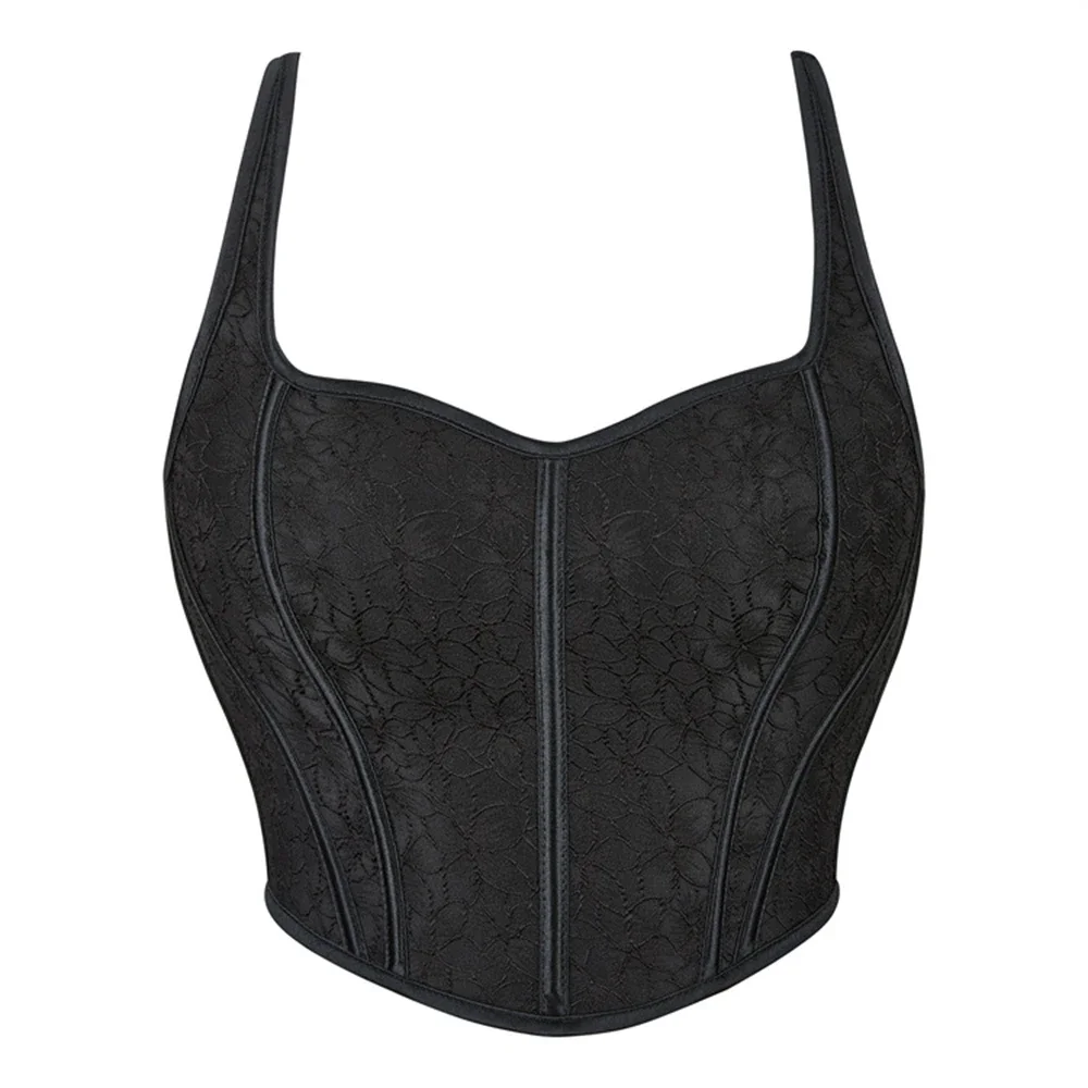 Black Women Sexy Bustiers And Corset Lingerie Overbust Slimming Shoulder Straps Crop Tops
Black Women Sexy Bustiers And Corset Lingerie Overbust Slimming Shoulder Straps Crop Tops