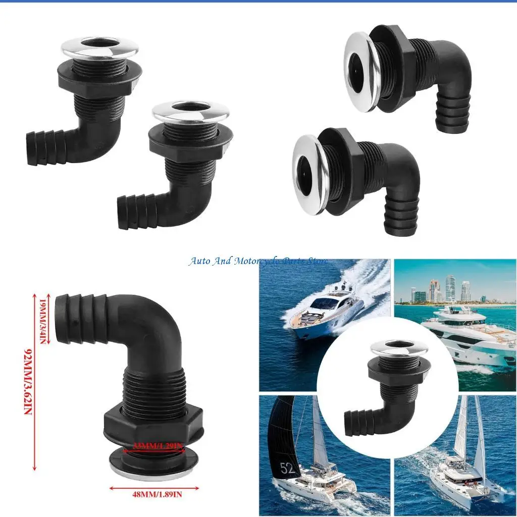 P9FD Flexible Nylon Elbow 3/4 Inch ABS Bilge Drain Hose Connector For Various Watercraft Boats Motorhome Marine Applications
P9FD Flexible Nylon Elbow 3/4 Inch ABS Bilge Drain Hose Connector For Various Watercraft Boats Motorhome Marine Applications