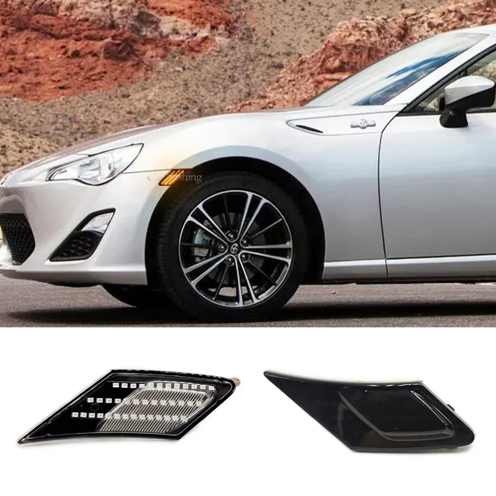 For Toyota FT86 GT86 Subaru BRZ fender side lights LED side turn signal side lights
For Toyota FT86 GT86 Subaru BRZ fender side lights LED side turn signal side lights