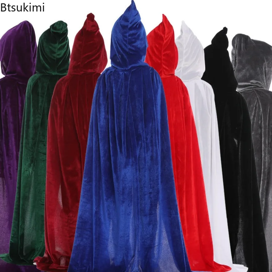 Halloween Cosplay Costumes Adult Kids Witch Cloak Velvet Hooded Death Cloak Stage Performance Carnival Party Halloween Long Cape
Halloween Cosplay Costumes Adult Kids Witch Cloak Velvet Hooded Death Cloak Stage Performance Carnival Party Halloween Long Cape