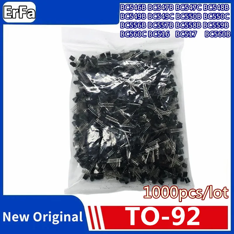 1000pcs BC546B BC547B BC547C BC548B BC549B BC549C BC550B BC550C BC556B BC557B BC558B BC559B BC560C BC560B BC516 BC517 TO-92
1000pcs BC546B BC547B BC547C BC548B BC549B BC549C BC550B BC550C BC556B BC557B BC558B BC559B BC560C BC560B BC516 BC517 TO-92