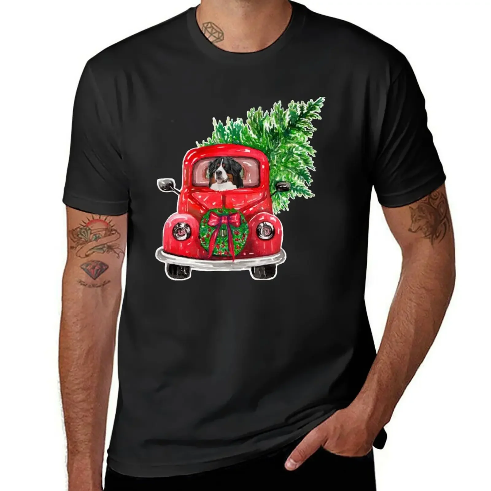 Bernese Mt. Dog : Bernese Mountain Christmas 6 T-Shirt hippie clothes man t shirt t shirt men 100℅ cotton
Bernese Mt. Dog : Bernese Mountain Christmas 6 T-Shirt hippie clothes man t shirt t shirt men 100℅ cotton