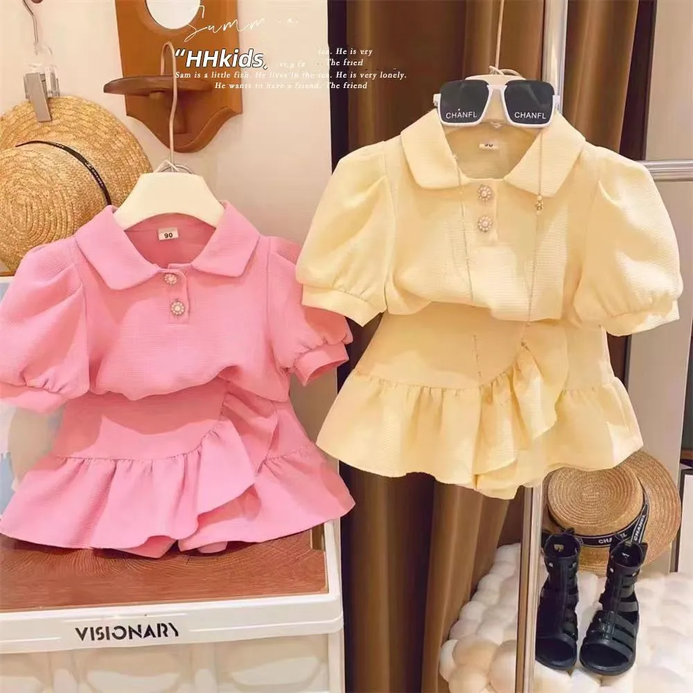 Kids Girls' Set Summer Academy Style Baby Kids' Skirt Summer Dress Little Girls' Clothing Children's Polo Dress Kids Outfits
Kids Girls' Set Summer Academy Style Baby Kids' Skirt Summer Dress Little Girls' Clothing Children's Polo Dress Kids Outfits