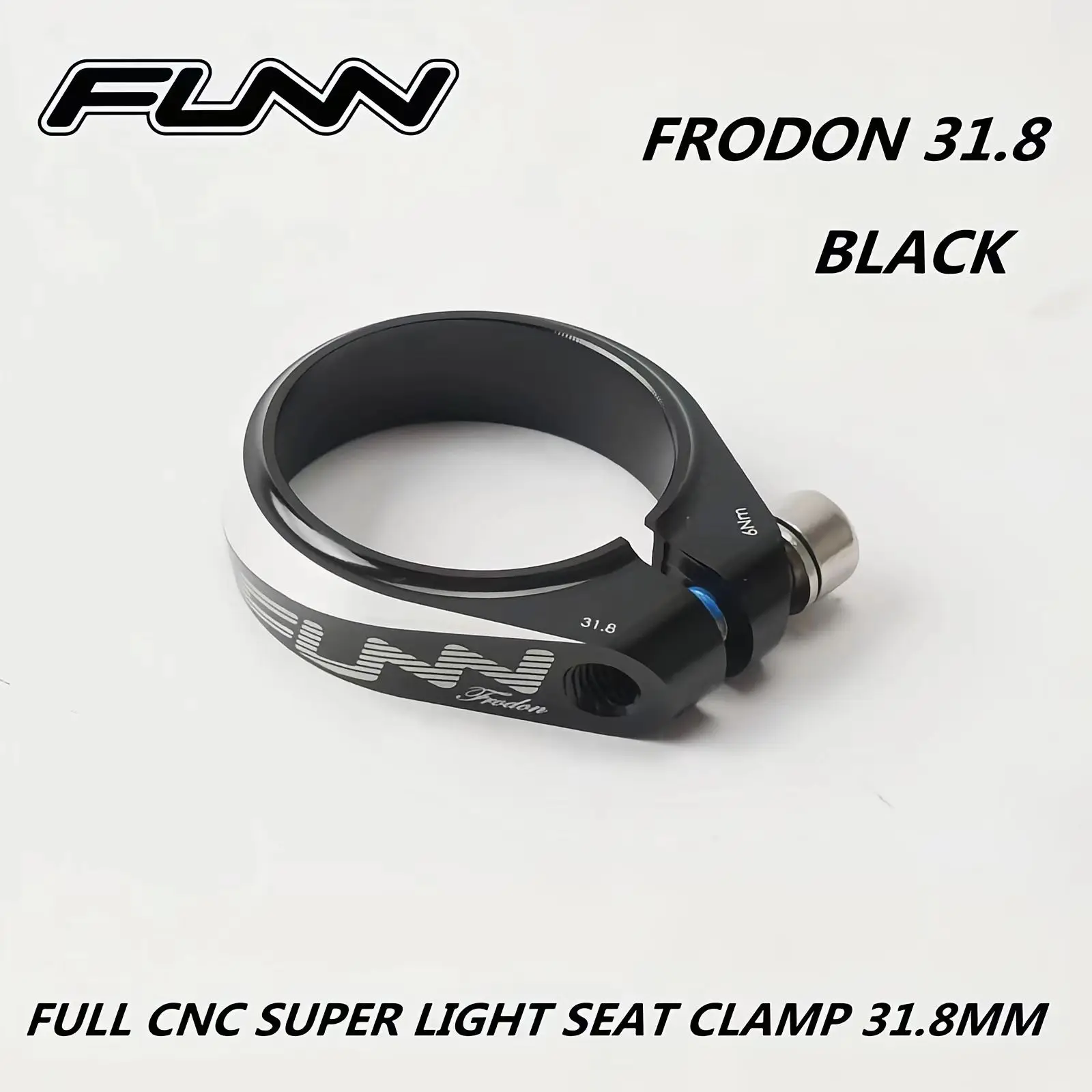 FUNN FRODON SEAT CLAMP 31.8MM ALUMINIUM MTB Ultra-Light Seat Clamp Mountain Bike AMDH High-End Upgrade
FUNN FRODON SEAT CLAMP 31.8MM ALUMINIUM MTB Ultra-Light Seat Clamp Mountain Bike AMDH High-End Upgrade