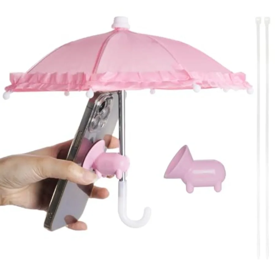 Yymbot Phone Umbrella for Sun, Universal Cell Phone Umbrella Piggy Suction Cup Phone Stand, Cover Sun Shield, Adjustable, Outdo
Yymbot Phone Umbrella for Sun, Universal Cell Phone Umbrella Piggy Suction Cup Phone Stand, Cover Sun Shield, Adjustable, Outdo
