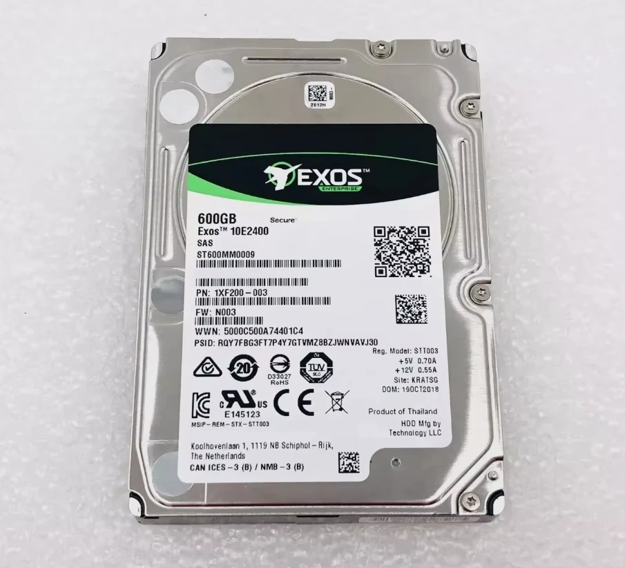 SeaGate ST600MM0009 2.5 600Gb 10K RPM SAS 12Gb/s 128MB SFF Dual Port Hot Swap Enterprise Hard Drive New External
SeaGate ST600MM0009 2.5 600Gb 10K RPM SAS 12Gb/s 128MB SFF Dual Port Hot Swap Enterprise Hard Drive New External