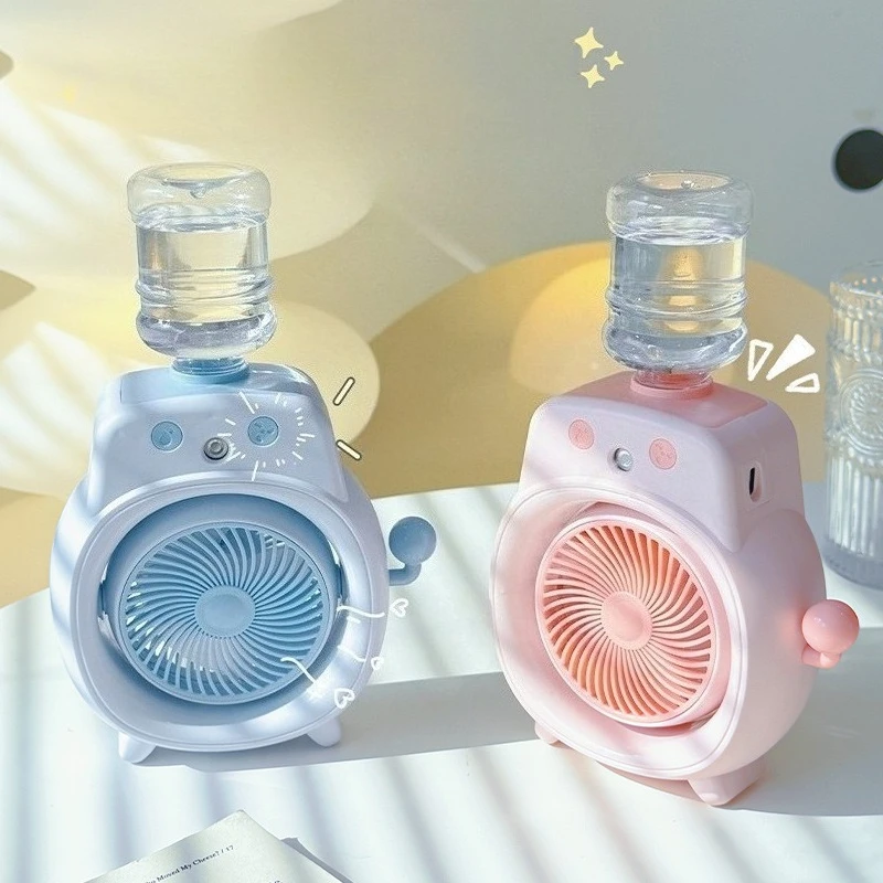 New Desktop Charging Cute Spray Small Fan Small Portable Student Gift Fan Small Water Replenishing Fan
New Desktop Charging Cute Spray Small Fan Small Portable Student Gift Fan Small Water Replenishing Fan