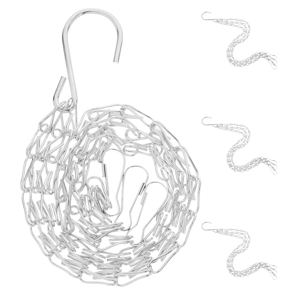 4PCS Flower Pot Chains Hanging Basket White Metal Planter Hangers Durable RustResistant Adjustable Height S Hooks Versatile
4PCS Flower Pot Chains Hanging Basket White Metal Planter Hangers Durable RustResistant Adjustable Height S Hooks Versatile