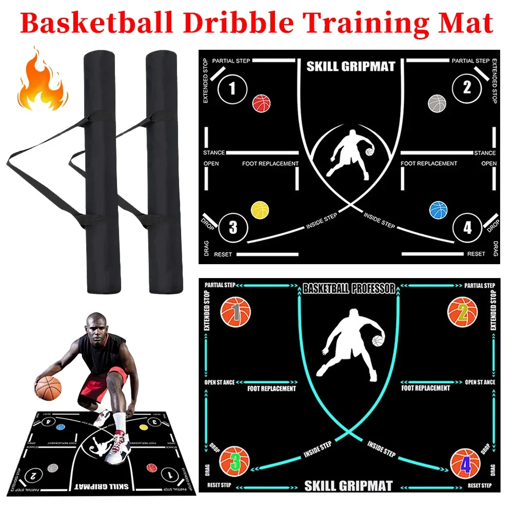 Basketball Dribble Trainer Silent Dribble Training Mat Non-Slip Shock Absorbing Basketball Footstep Mat for Home Kids Practice
Basketball Dribble Trainer Silent Dribble Training Mat Non-Slip Shock Absorbing Basketball Footstep Mat for Home Kids Practice
