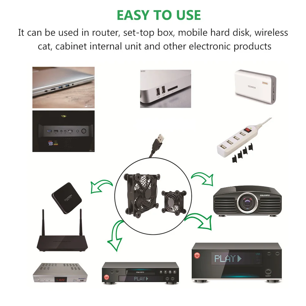 12 Cm Cooling Fan for Router Modem Durable Motor Energy Saving Low Noise Arc Design Efficient Notebook
12 Cm Cooling Fan for Router Modem Durable Motor Energy Saving Low Noise Arc Design Efficient Notebook