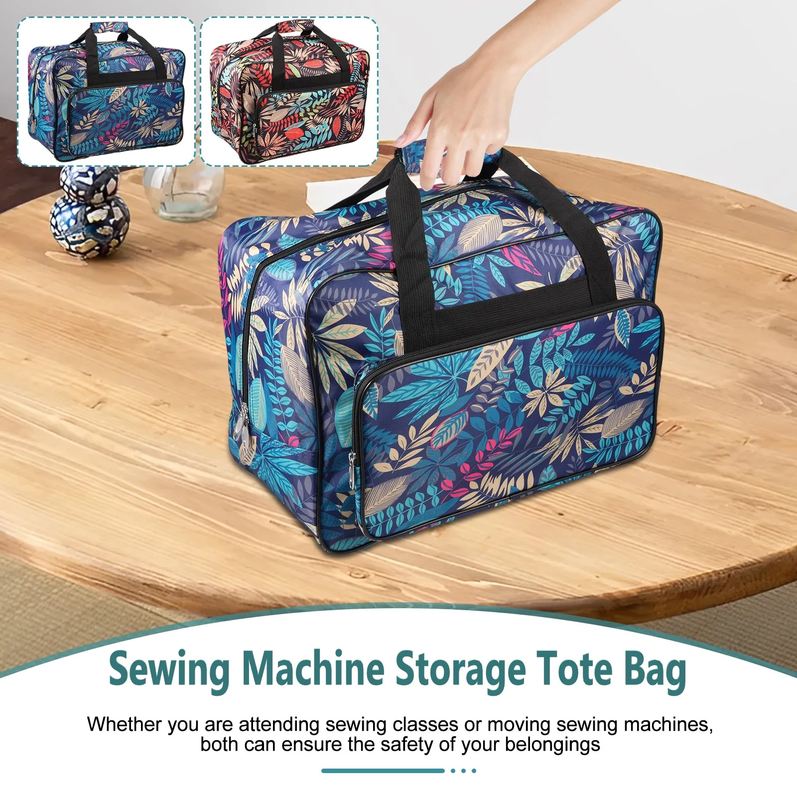 Sewing Machine Case Tote Bag Portable Padded Storage Dust Cover with Pockets Diagonal Package Case Sewing Organizer Knitting Bag
Sewing Machine Case Tote Bag Portable Padded Storage Dust Cover with Pockets Diagonal Package Case Sewing Organizer Knitting Bag