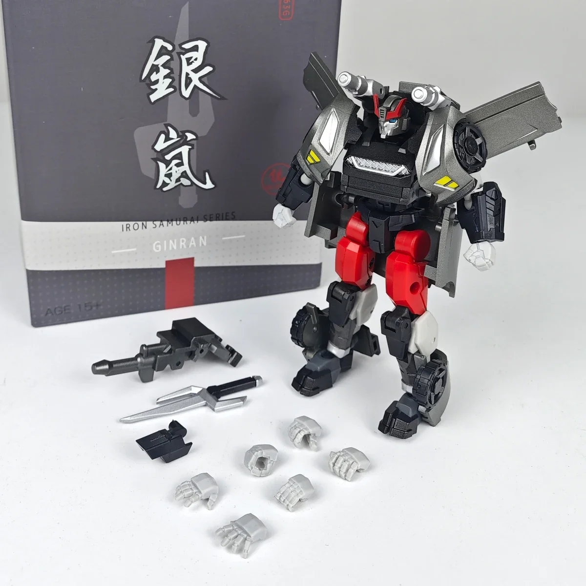 IronFactory Samurai Series IF EX-63G EX63G Ginran 10 см мелкомасштабная трансформационная фигурка с коробкой
IronFactory Samurai Series IF EX-63G EX63G Ginran 10 см мелкомасштабная трансформационная фигурка с коробкой