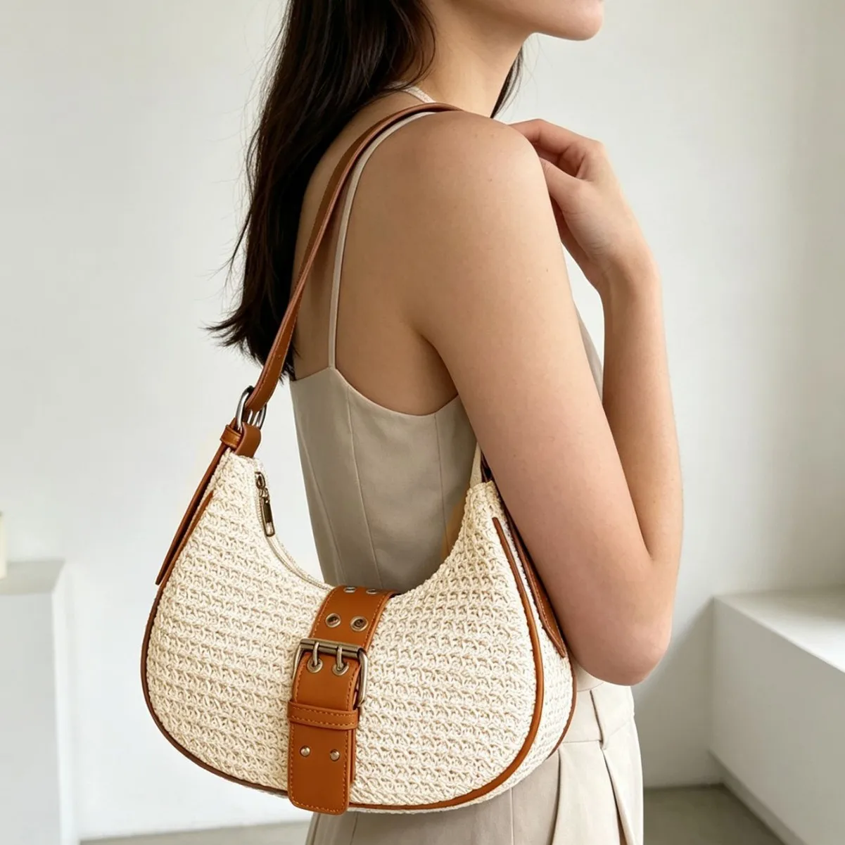 2026 New Woven Mini Bag Women's Fashion Handbag Underarm Casual Shoulder Bag Crossbody Bag for Women Designer Luxury
2026 New Woven Mini Bag Women's Fashion Handbag Underarm Casual Shoulder Bag Crossbody Bag for Women Designer Luxury