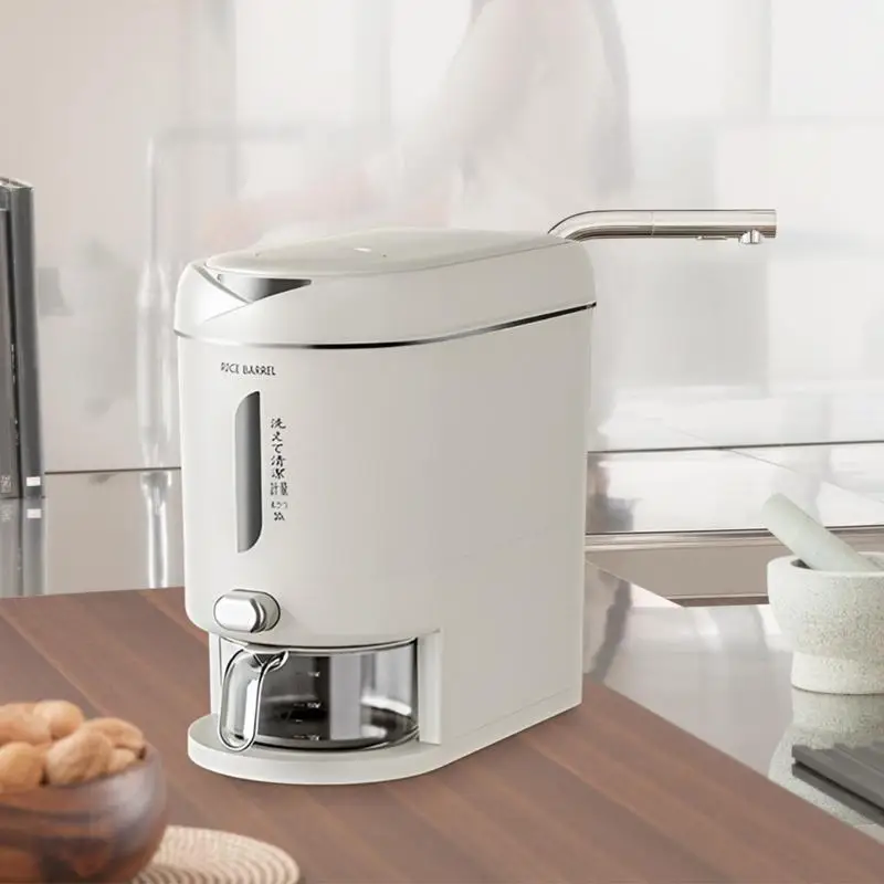 Cereal Bucket Box Rice Container Moisture Proof Dispenser Multi-functional Large For Home Kitchen Pantry For Rice Corn Soybean &
Cereal Bucket Box Rice Container Moisture Proof Dispenser Multi-functional Large For Home Kitchen Pantry For Rice Corn Soybean &