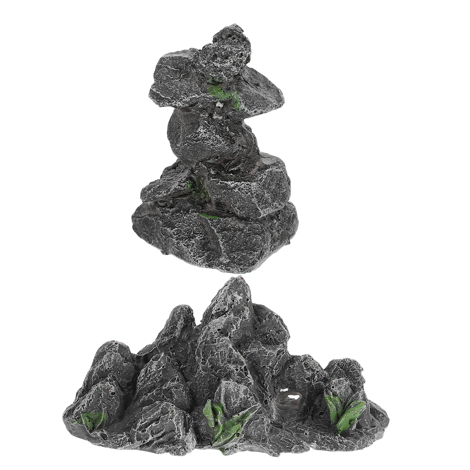 2 Pcs Micro Landscape Ornaments Resin Artificial Mountain Decor Durable Home Office Garden Bonsai Rockery Accessories Aquarium
2 Pcs Micro Landscape Ornaments Resin Artificial Mountain Decor Durable Home Office Garden Bonsai Rockery Accessories Aquarium