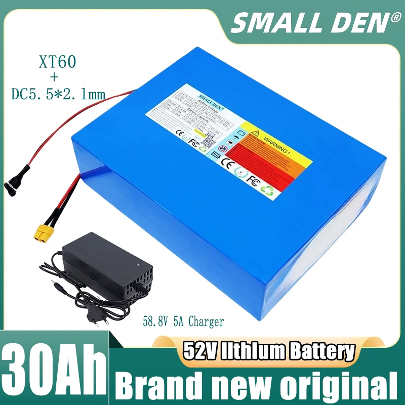 52V 30Ah customizable new 18650 lithium battery pack 14s10p motor v electric bicycle scooter motorcycle tricycle large capacity
52V 30Ah customizable new 18650 lithium battery pack 14s10p motor v electric bicycle scooter motorcycle tricycle large capacity