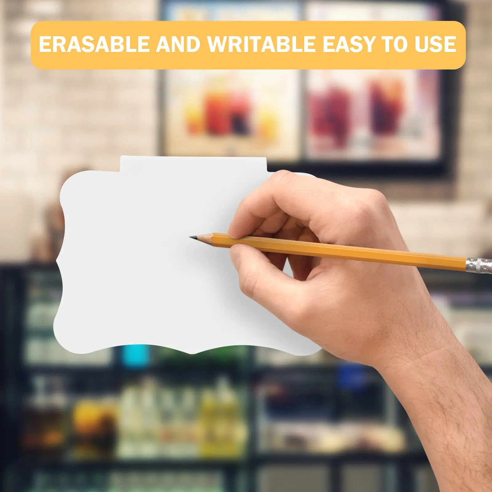 10Pcs Removable Basket Clip-on Labels PVC Storage Bin Clips White Label Holders for Kitchen Pantry Organization
10Pcs Removable Basket Clip-on Labels PVC Storage Bin Clips White Label Holders for Kitchen Pantry Organization