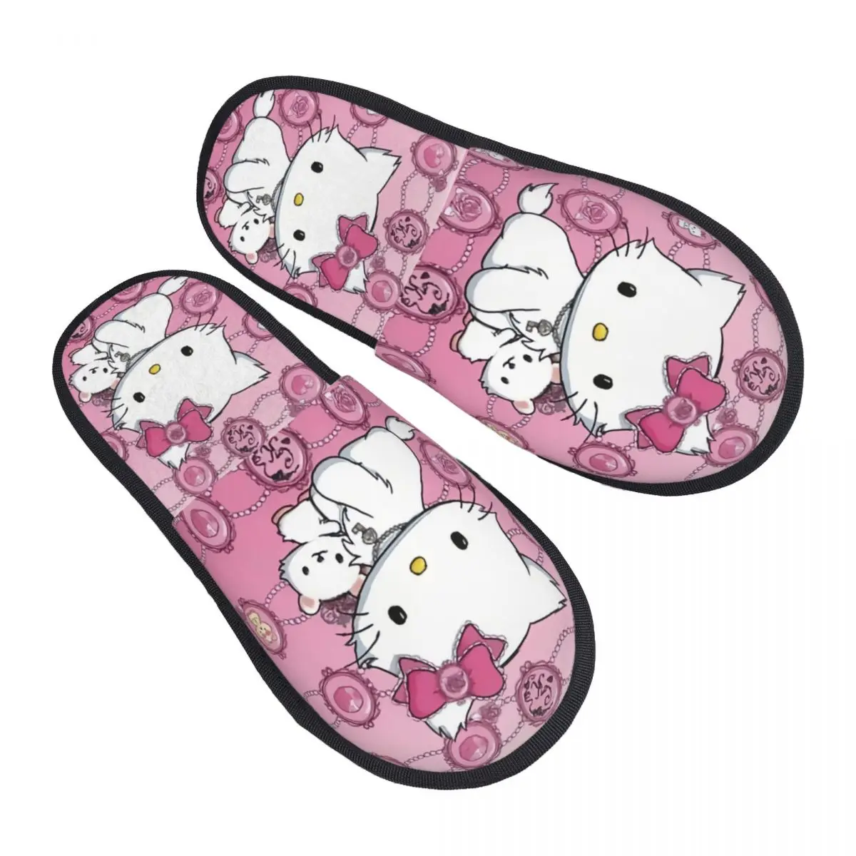 Женские домашние тапочки с принтом «Бармейный Китти Санрио», мягкие теплые пушистые тапочки из пены с эффектом памяти, домашняя уличная обувь
Женские домашние тапочки с принтом «Бармейный Китти Санрио», мягкие теплые пушистые тапочки из пены с эффектом памяти, домашняя уличная обувь