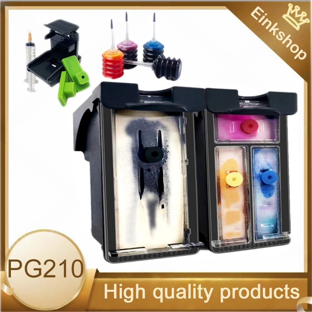 Refillable Ink Cartridge for Canon PG210 CL211 PG-210XL CL-211XL MP240 MP250 MP260 MP270 MP320 MP495 MP480 MP490 IP2700 IP2702
Refillable Ink Cartridge for Canon PG210 CL211 PG-210XL CL-211XL MP240 MP250 MP260 MP270 MP320 MP495 MP480 MP490 IP2700 IP2702